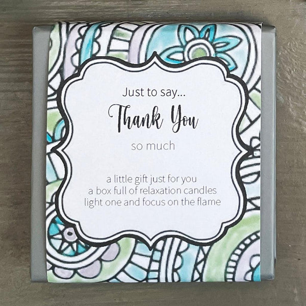 'Thank You' 20 Candles and Holder Set - Distinctly Living