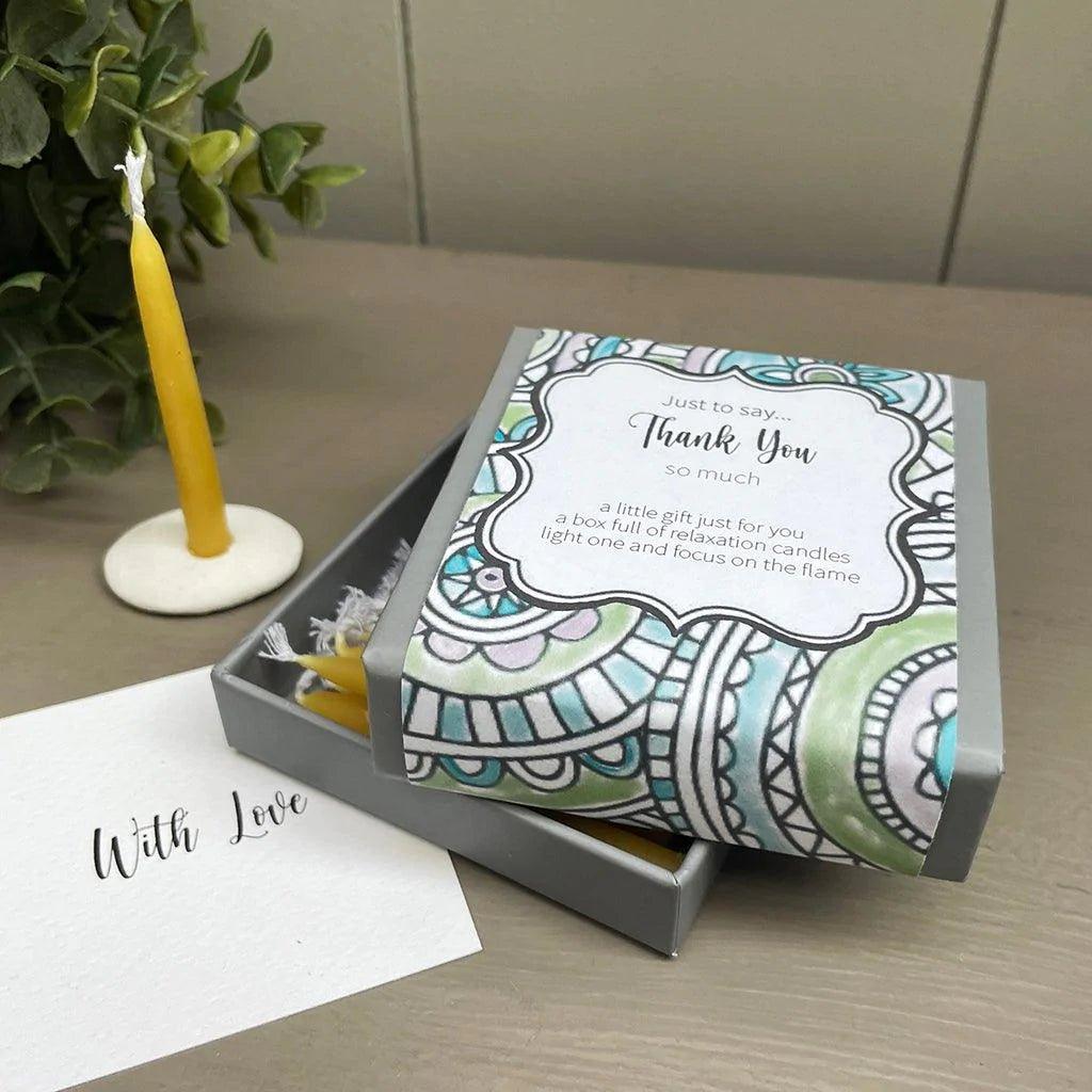'Thank You' 20 Candles and Holder Set - Distinctly Living