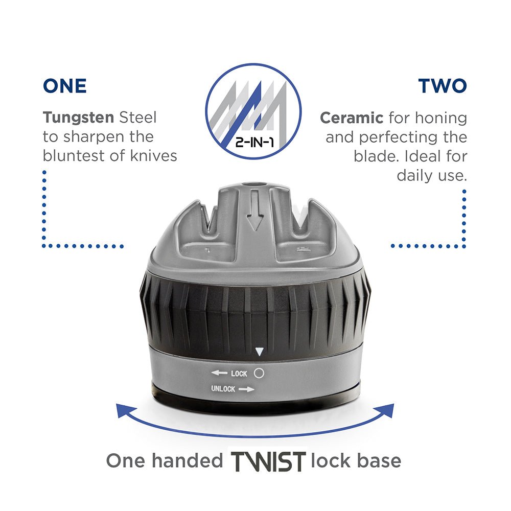 Twist 'n' Sharp Knife Sharpener - Distinctly Living