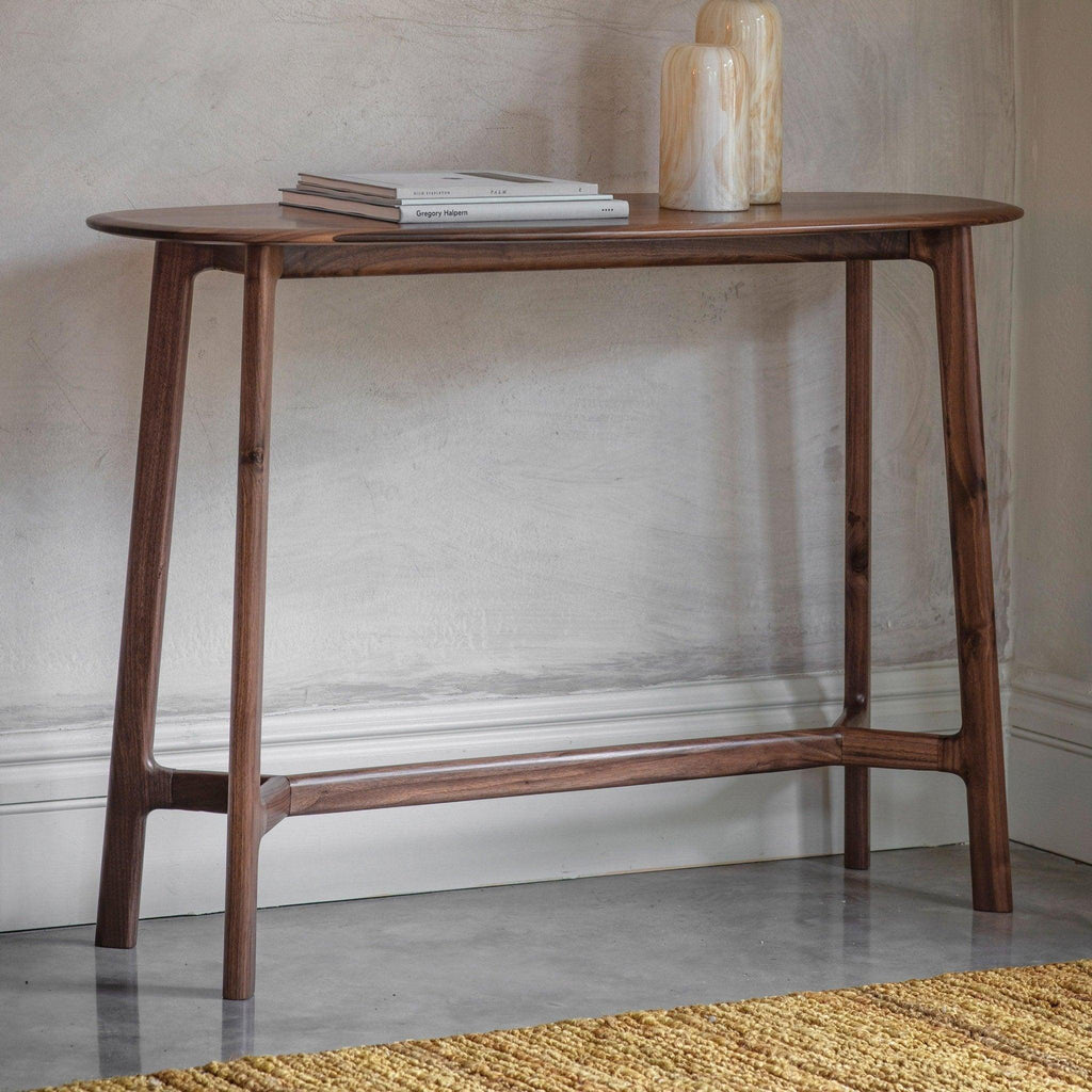 Valencia Console Table in Walnut - Distinctly Living
