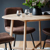 Valencia Round Dining Table in Oak - Distinctly Living 