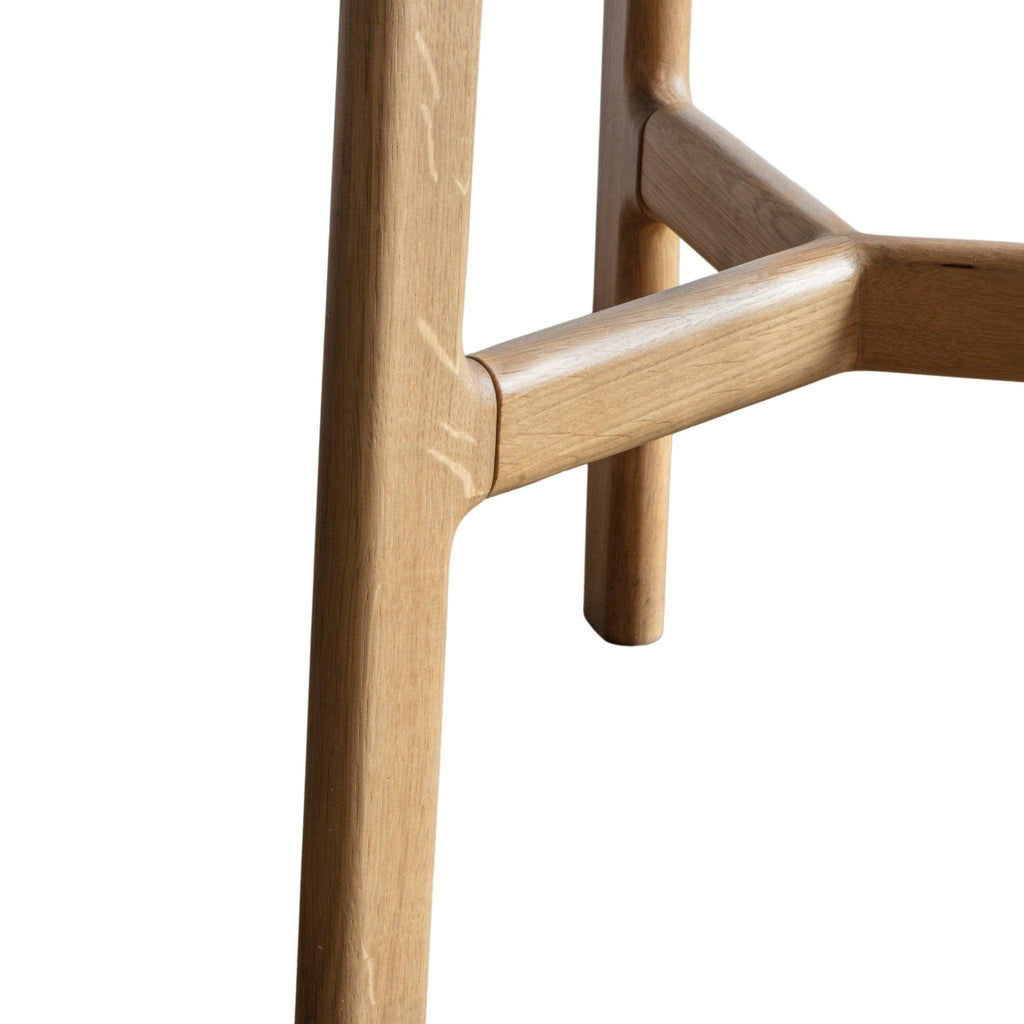 Valencia Round Side Table in Oak - Distinctly Living 