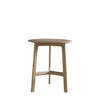 Valencia Round Side Table in Oak - Distinctly Living 