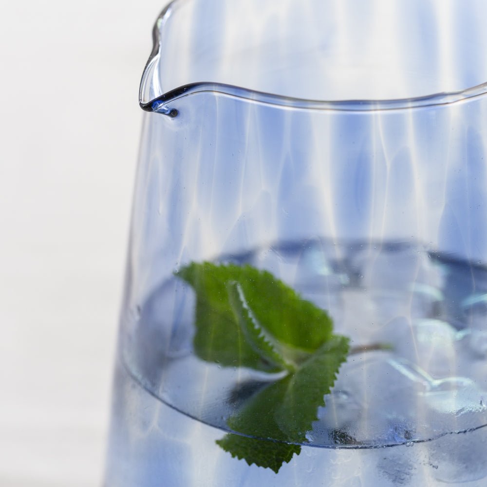Waves Pattern Jug in Blue - Distinctly Living