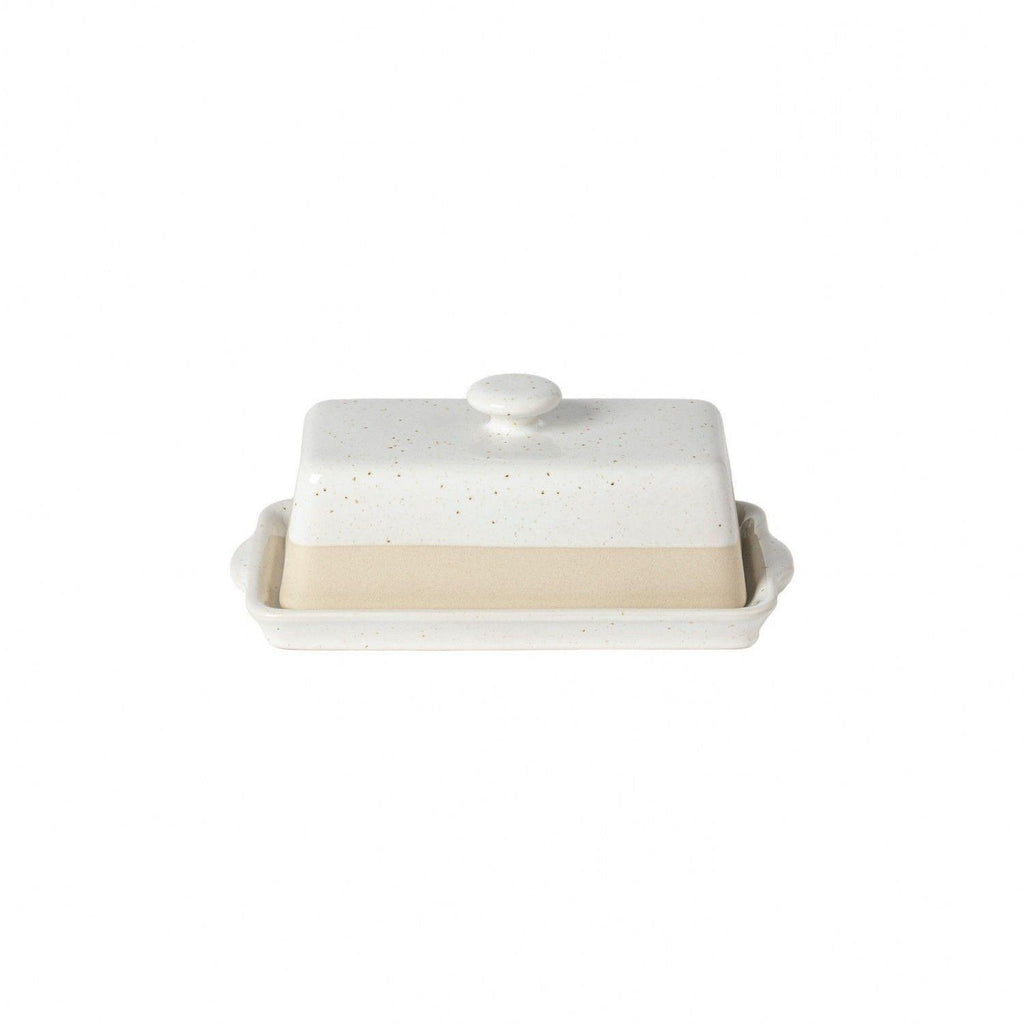 Waves White Butter Dish - Distinctly Living