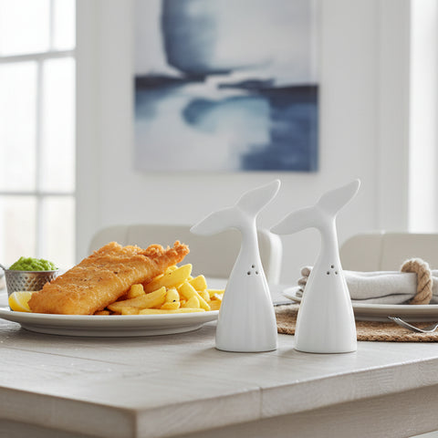 Whale Tail Salt and Pepper Set - Distinctly Living