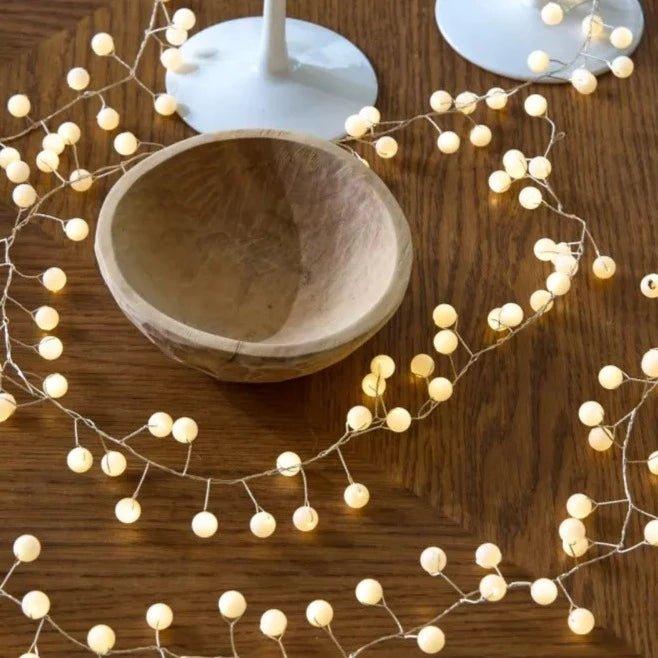 White Berry Light Chain - Distinctly Living