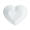 White China Heart Bowl - Large - Distinctly Living 