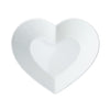 White China Heart Bowl - Large - Distinctly Living