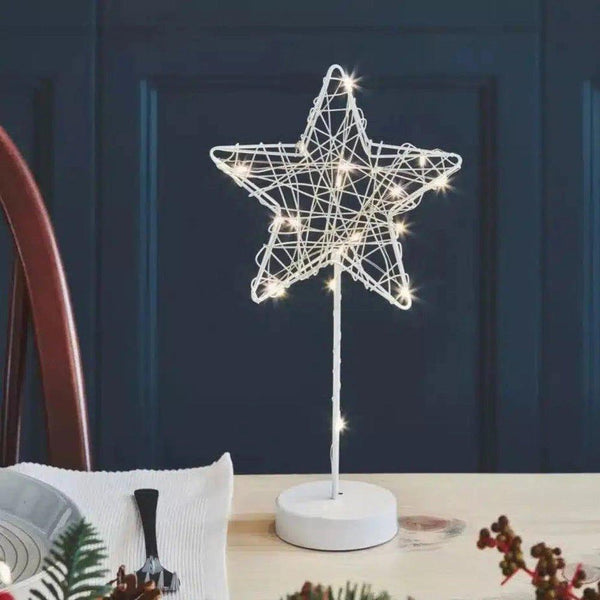 Decorative White Table Star Light - Distinctly Living 