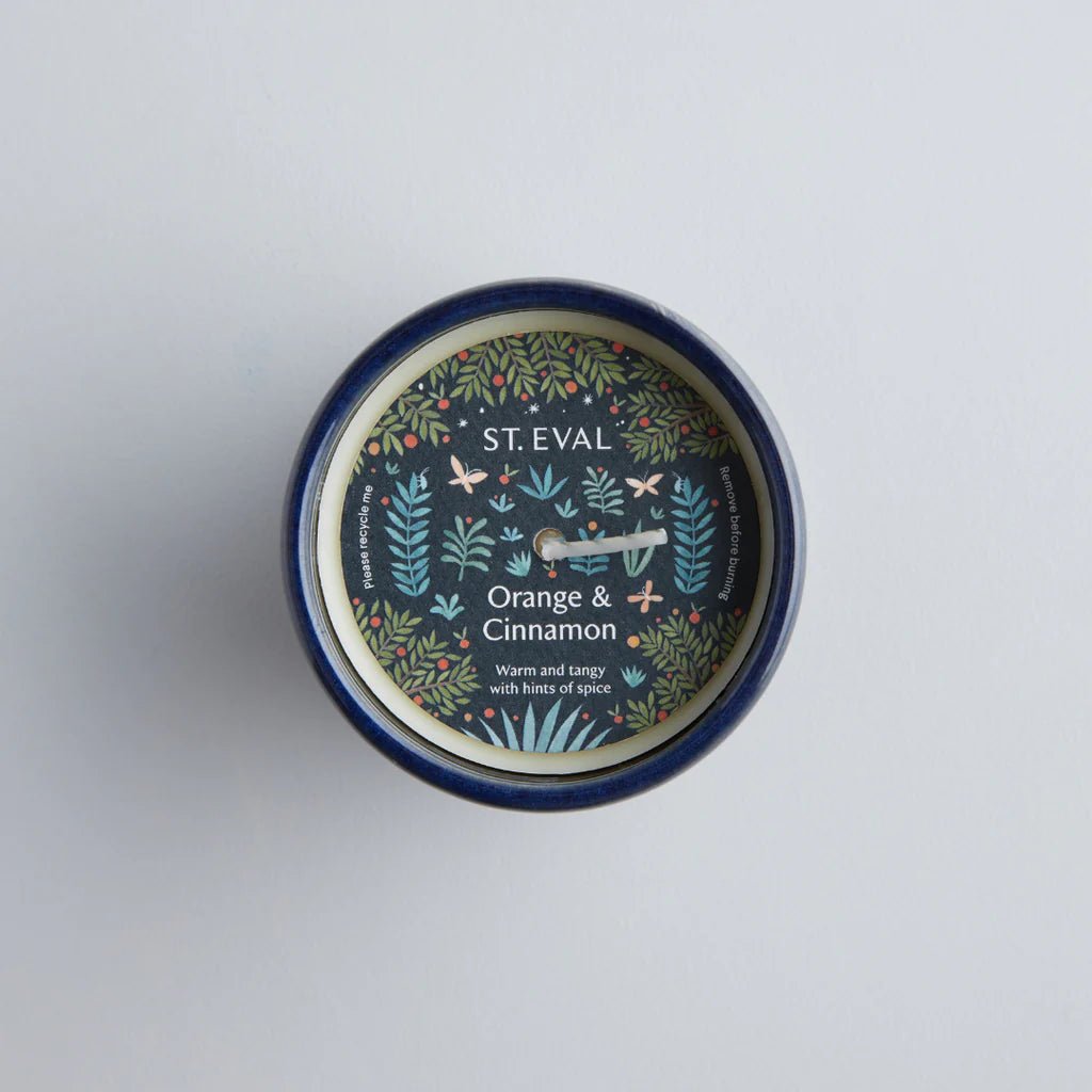 Winter's Eve - Orange and Cinnamon Scented Candle Pot - Distinctly Living