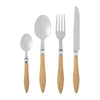 Wooden Effect 24pc Cutlery Set - Distinctly Living 