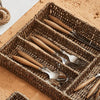 Wooden Effect 24pc Cutlery Set - Distinctly Living 