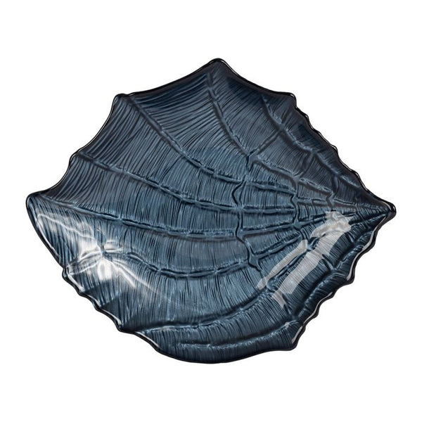 XL Deep Blue Shell Plate - Distinctly Living